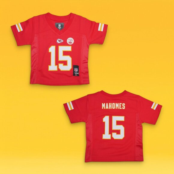 Infant Size 12M Kansas City Chiefs Jersey #15 Patrick Mahomes NFL Superbowl NWT